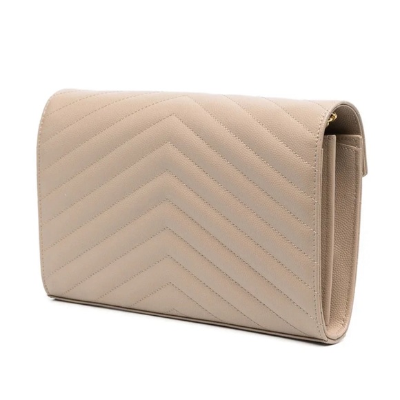 ❌❌SOLD! New Saint Laurent Monogram Cassandre Envelope Large Wallet on Chain - Picture 2 of 4